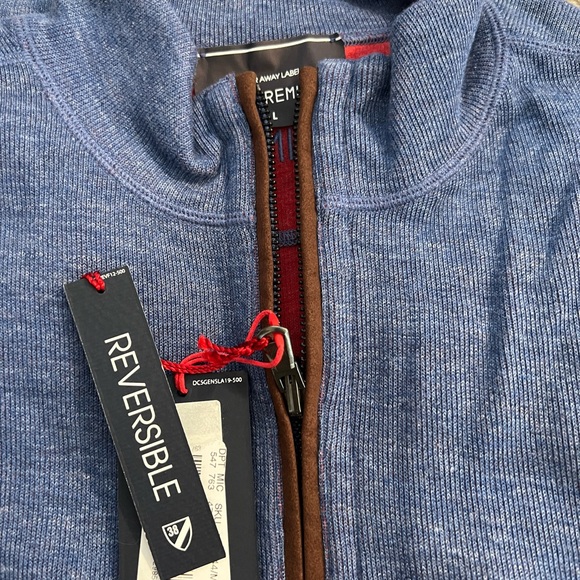 men’s sweater- new with that- reversible- - Picture 3 of 14